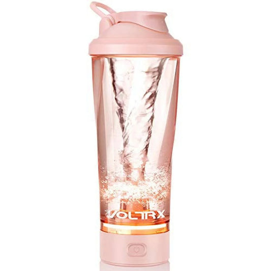 Premium Electric Protein Shaker Bottle, Made with Tritan - BPA Free -  (Pink)
